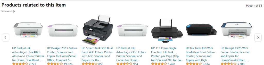 جوهرافشان تک کاره HP DeskJet