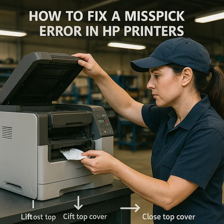 تصویر مرتبط با روش رفع خطای Misspick در پرینترهای HP - How to fix the Misspick error in HP printers 11 روش رفع خطای Misspick در پرینترهای HP