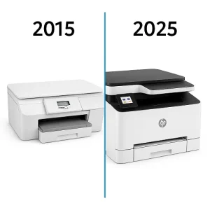 what is differente laser and ink hp printers
