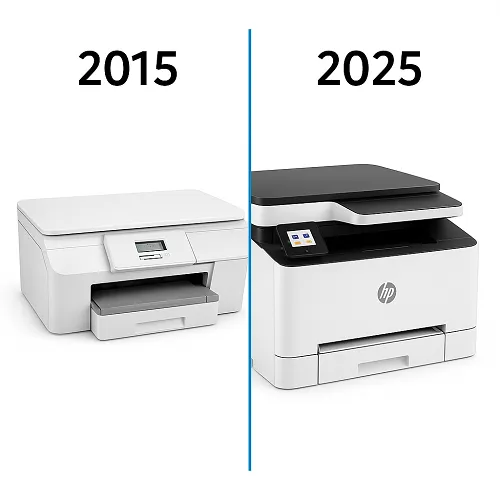 what is differente laser and ink hp printers